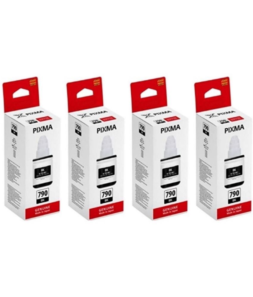    			TEQUO For Gi-790 G1010 Black Pack of 4 Cartridge for :Inkjet Printers G1000,G1010,G1100,G2000,G2002,G2010,G2012,G2100,G3000,G3010,G3012,G3100,G4000,G4010