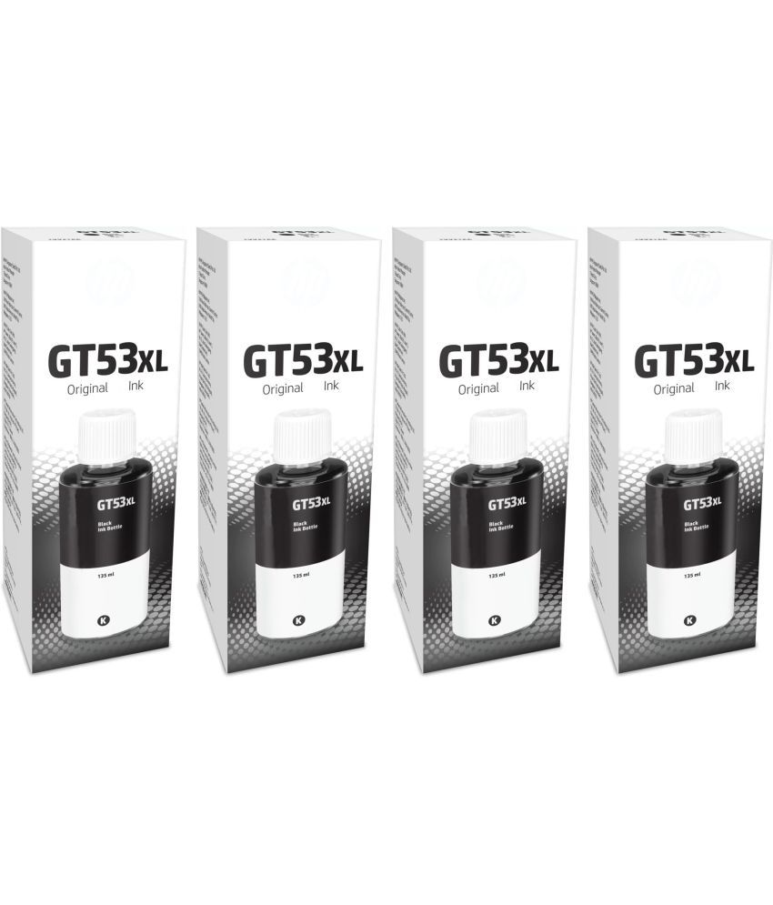     			TEQUO GT53XL For 5810 Black Pack of 4 Cartridge for DeskJet GT Printers