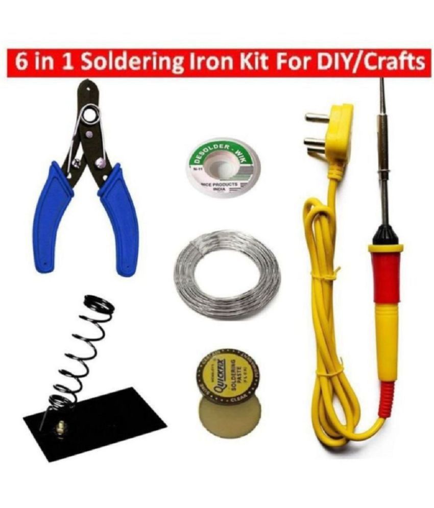     			UNIQUE  6 in 1 Electric Soldering/Welding Iron Kit For DIY/Crafts (Solderin Soldering Iron