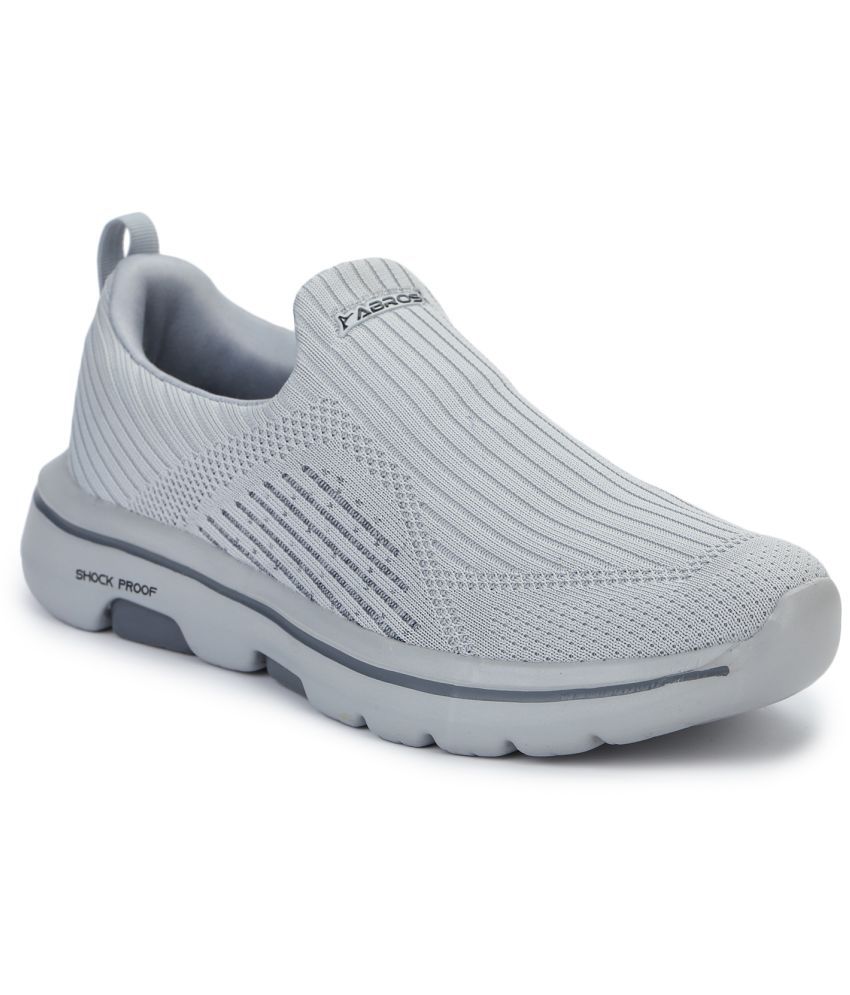     			Abros ASSG1096M Gray Men's Sports Running Shoes