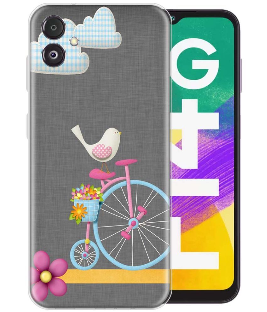     			Fashionury Multicolor Printed Back Cover Silicon Compatible For Samsung Galaxy F14 5G ( Pack of 1 )