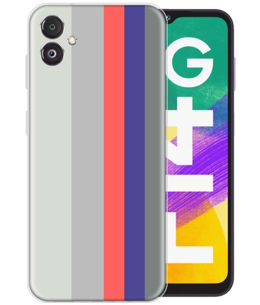     			Fashionury Multicolor Printed Back Cover Silicon Compatible For Samsung Galaxy F14 5G ( Pack of 1 )