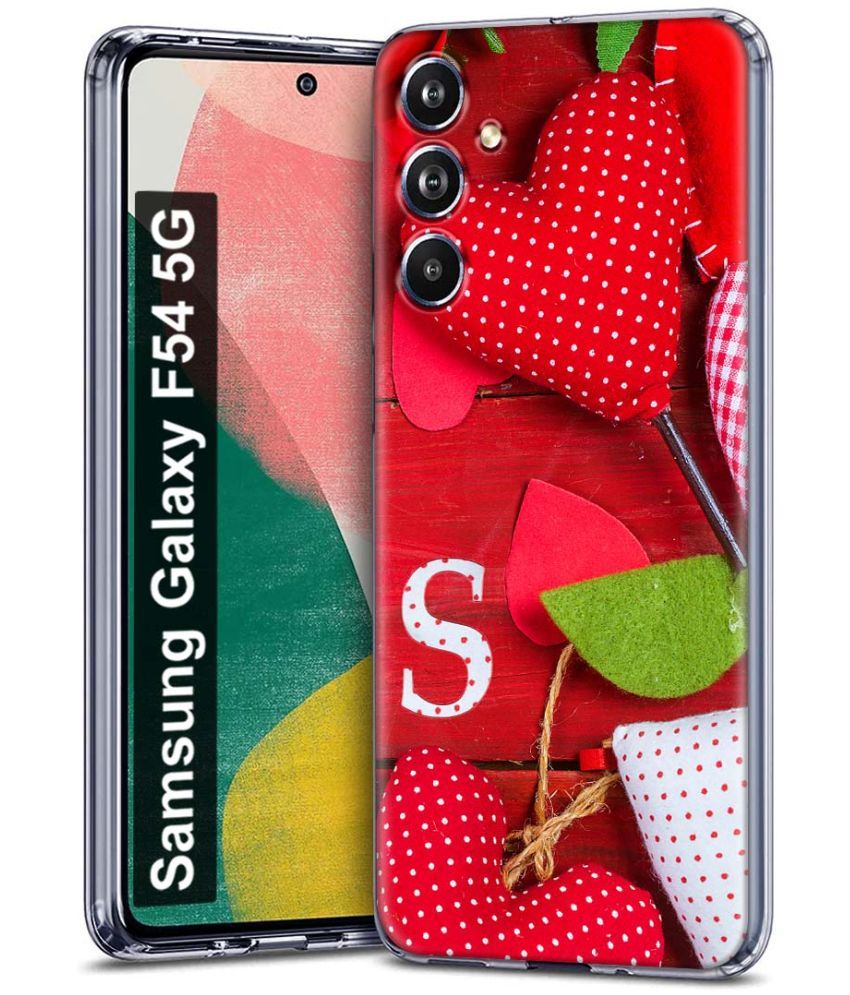     			Fashionury Multicolor Printed Back Cover Silicon Compatible For Samsung Galaxy F54 5G ( Pack of 1 )