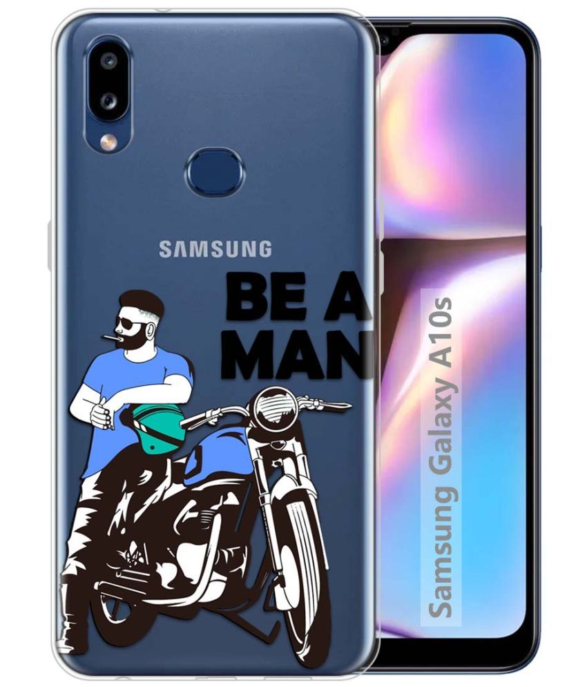     			Fashionury Multicolor Printed Back Cover Silicon Compatible For Samsung Galaxy A10s ( Pack of 1 )