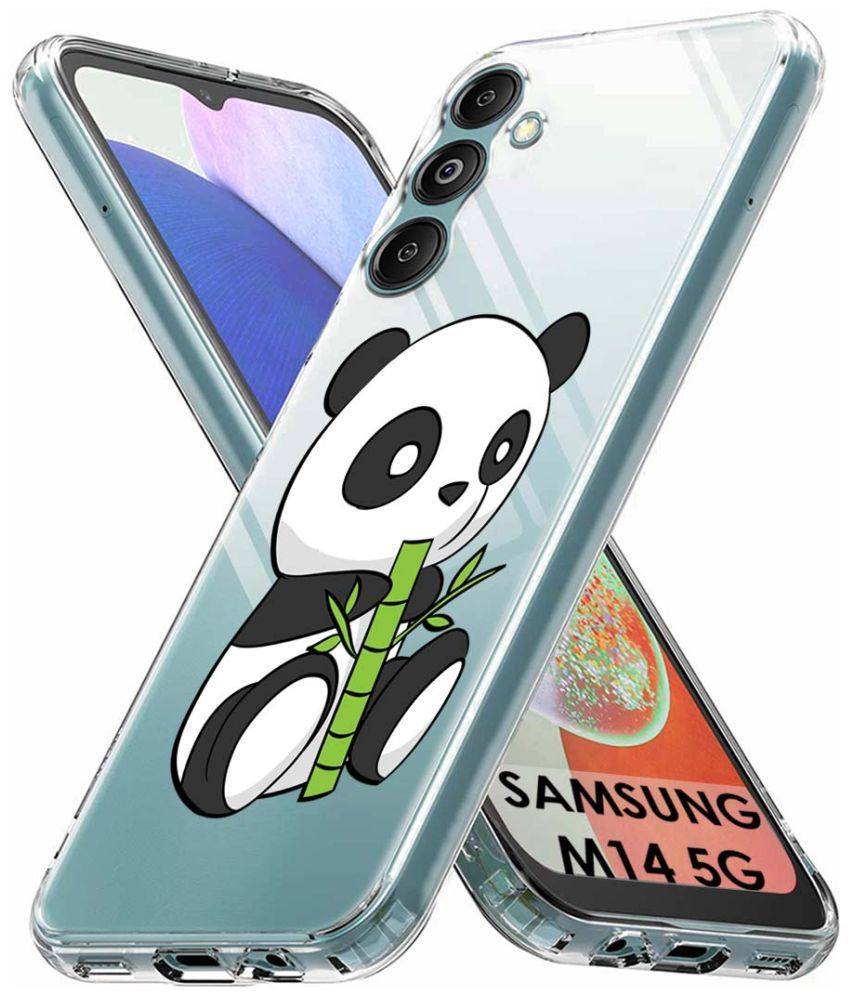     			Fashionury Multicolor Printed Back Cover Silicon Compatible For Samsung Galaxy M14 5G ( Pack of 1 )