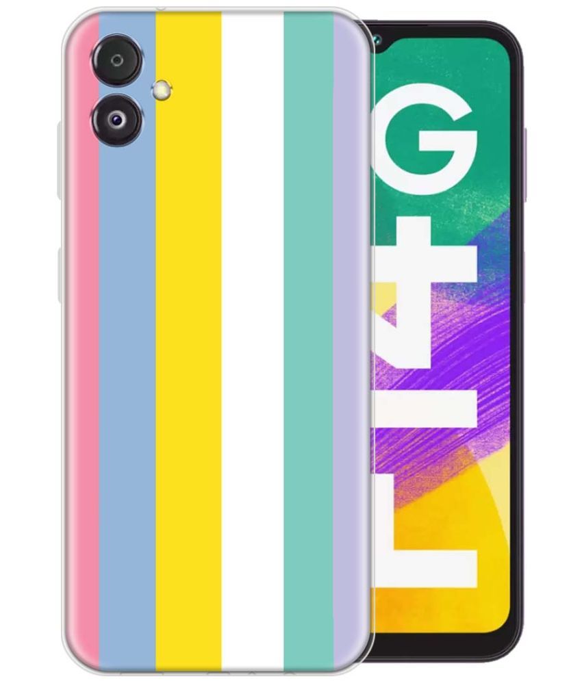     			Fashionury Multicolor Printed Back Cover Silicon Compatible For Samsung Galaxy F14 5G ( Pack of 1 )