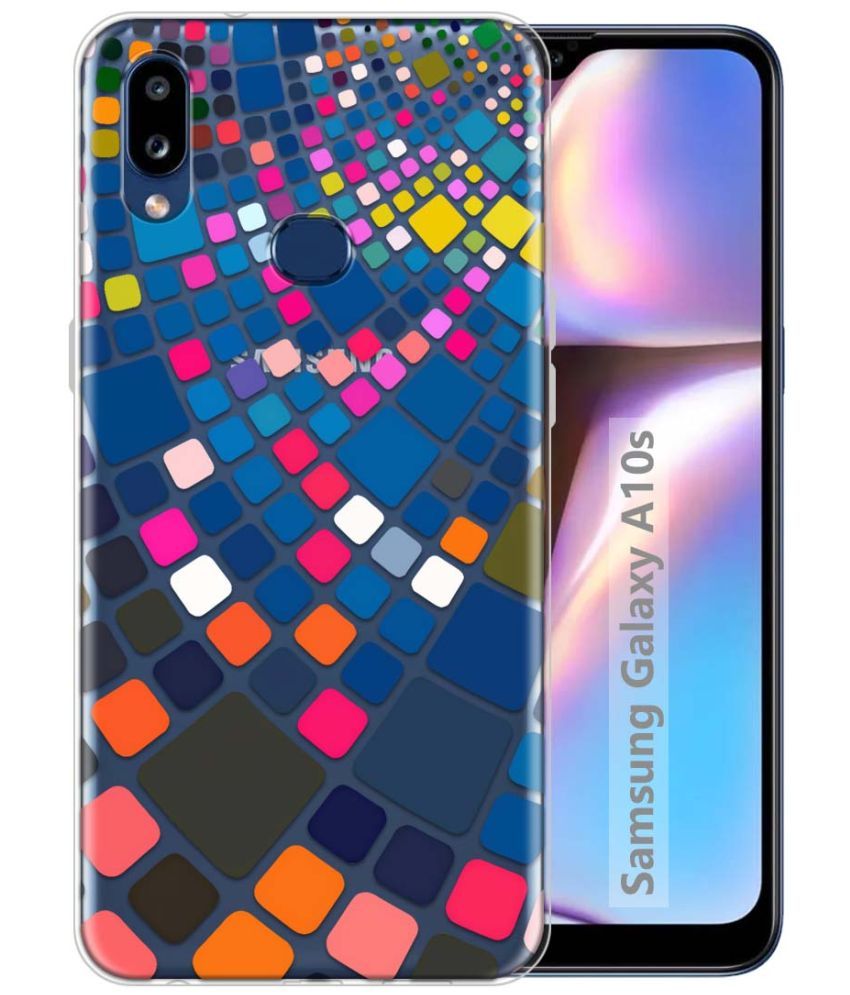     			Fashionury Multicolor Printed Back Cover Silicon Compatible For Samsung Galaxy A10s ( Pack of 1 )