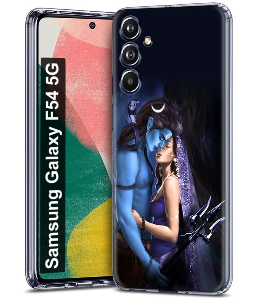     			Fashionury Multicolor Printed Back Cover Silicon Compatible For Samsung Galaxy F54 5G ( Pack of 1 )