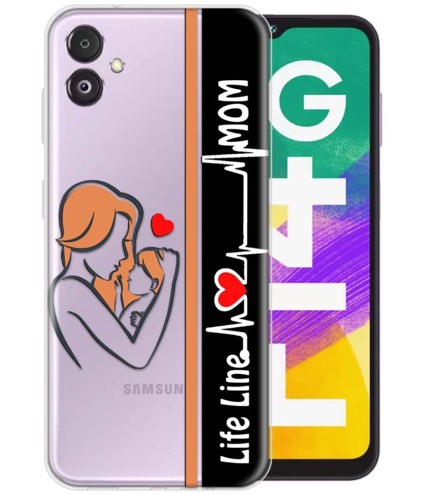     			Fashionury Multicolor Printed Back Cover Silicon Compatible For Samsung Galaxy F14 5G ( Pack of 1 )