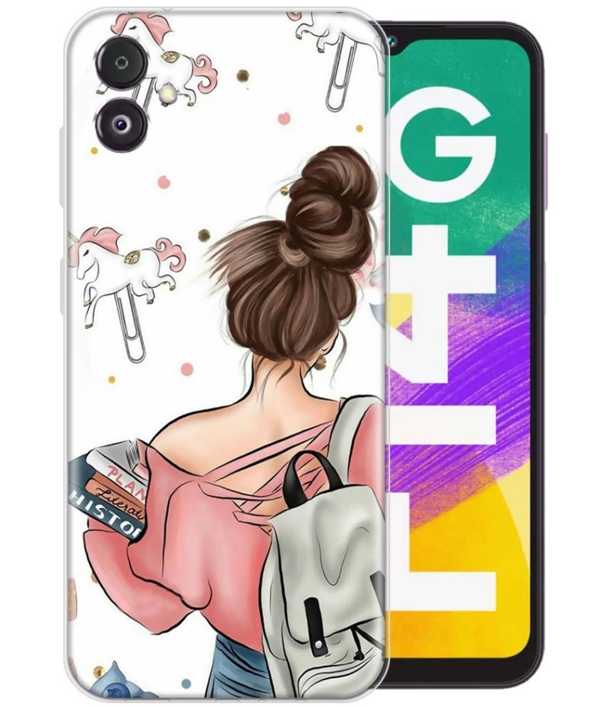     			Fashionury Multicolor Printed Back Cover Silicon Compatible For Samsung Galaxy F14 5G ( Pack of 1 )