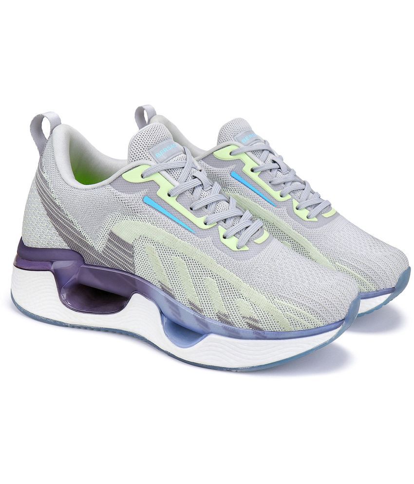     			Bersache Sports Shoes Gray Men's Sports Running Shoes