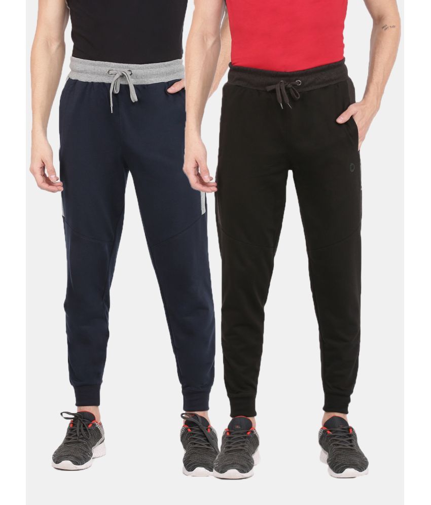     			Dollar Multicolor Cotton Men's Joggers ( Pack of 2 )