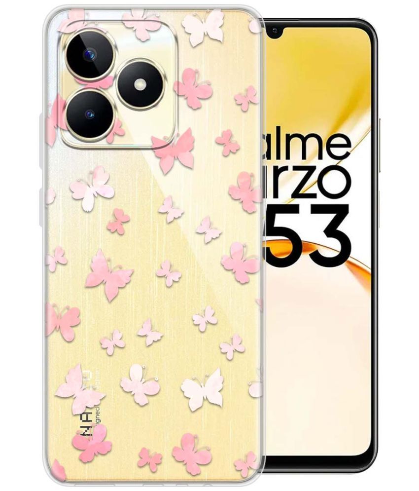     			Fashionury Multicolor Printed Back Cover Silicon Compatible For Realme Narzo N53 ( Pack of 1 )