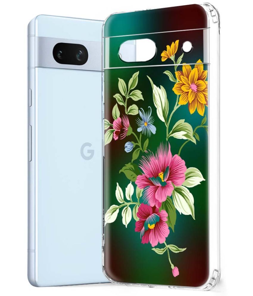     			Fashionury Multicolor Printed Back Cover Silicon Compatible For Google Pixel 7A ( Pack of 1 )