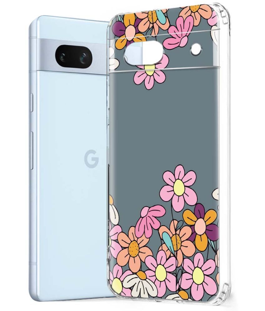     			Fashionury Multicolor Printed Back Cover Silicon Compatible For Google Pixel 7A ( Pack of 1 )