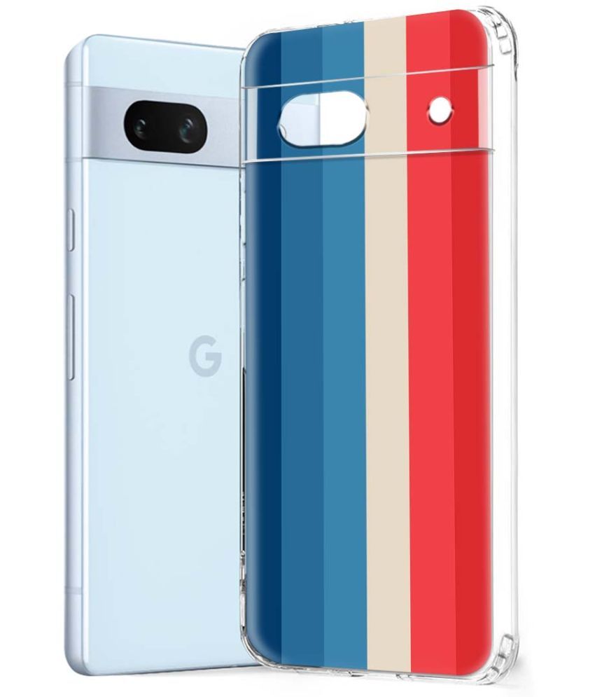     			Fashionury Multicolor Printed Back Cover Silicon Compatible For Google Pixel 7A ( Pack of 1 )