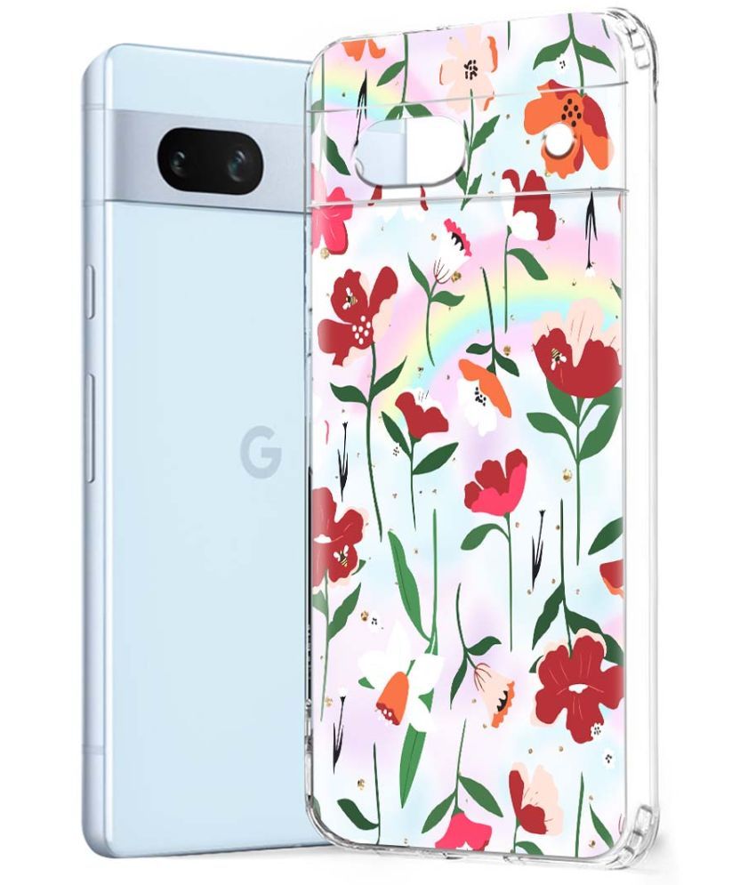     			Fashionury Multicolor Printed Back Cover Silicon Compatible For Google Pixel 7A ( Pack of 1 )