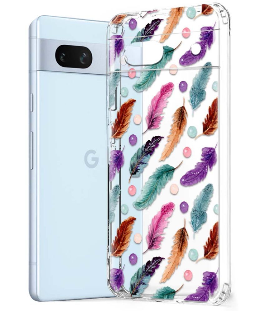     			Fashionury Multicolor Printed Back Cover Silicon Compatible For Google Pixel 7A ( Pack of 1 )