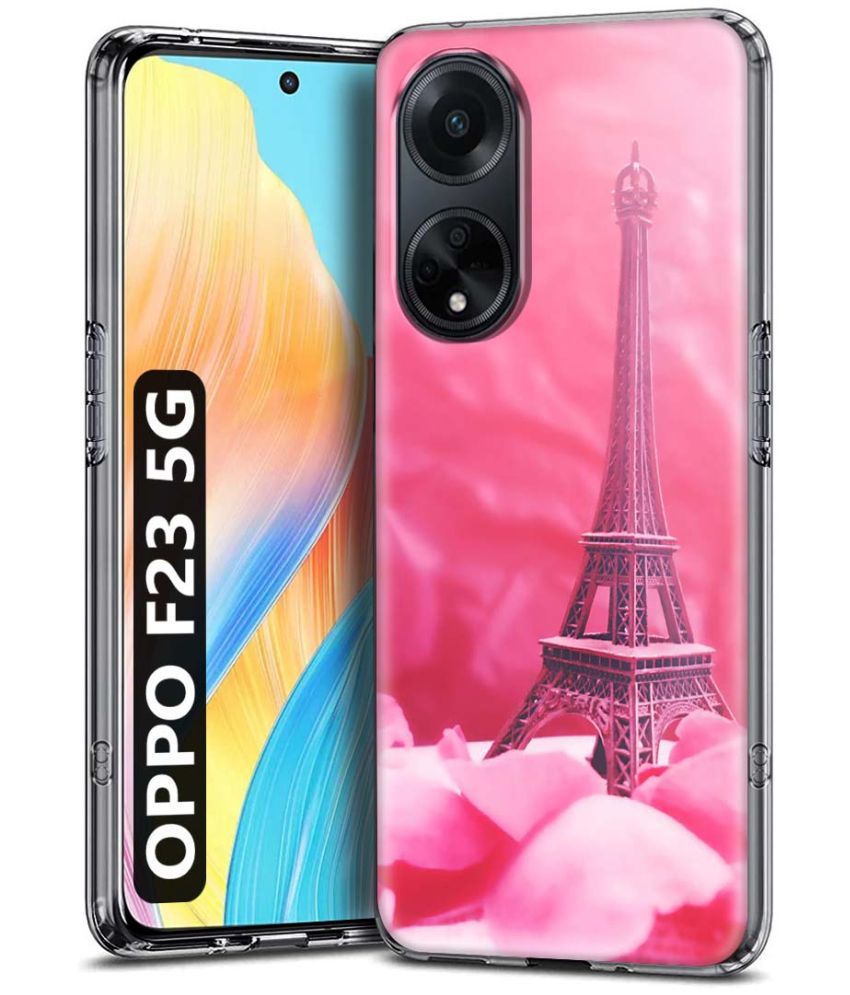     			Fashionury Multicolor Printed Back Cover Silicon Compatible For Oppo F23 5G ( Pack of 1 )