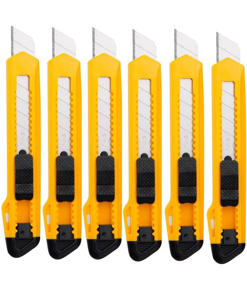     			Deli W2001 Big Cutter Plastic Grip Hand-held Paper Cutter Pack of 6