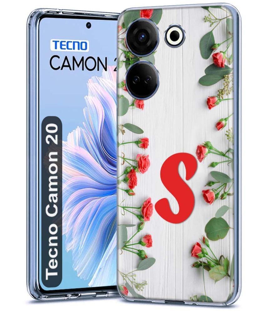     			Fashionury Multicolor Printed Back Cover Silicon Compatible For Tecno Camon 20 ( Pack of 1 )