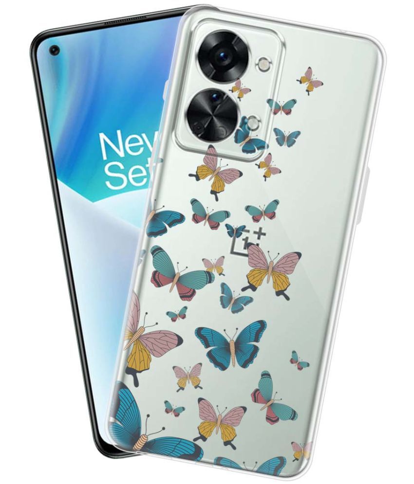     			Fashionury Multicolor Printed Back Cover Silicon Compatible For OnePlus Nord 2T 5G ( Pack of 1 )