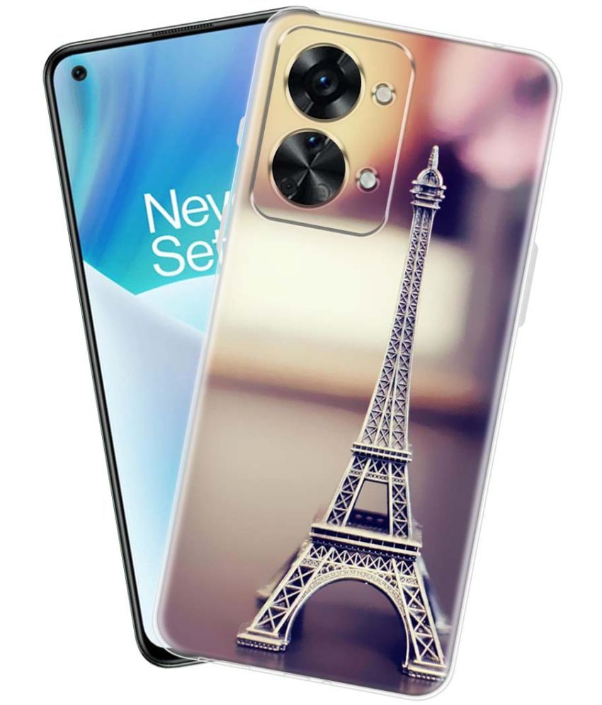     			Fashionury Multicolor Printed Back Cover Silicon Compatible For OnePlus Nord 2T 5G ( Pack of 1 )