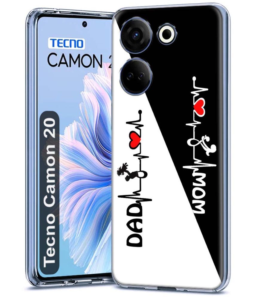     			Fashionury Multicolor Printed Back Cover Silicon Compatible For Tecno Camon 20 ( Pack of 1 )