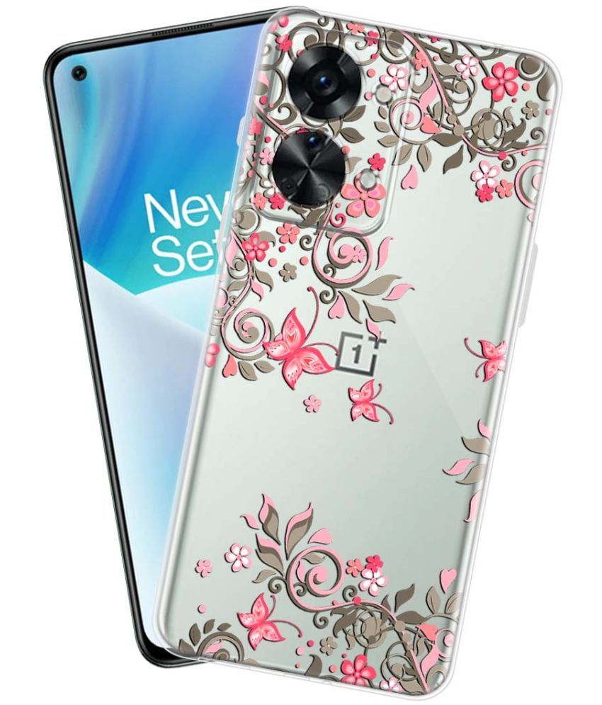     			Fashionury Multicolor Printed Back Cover Silicon Compatible For OnePlus Nord 2T 5G ( Pack of 1 )