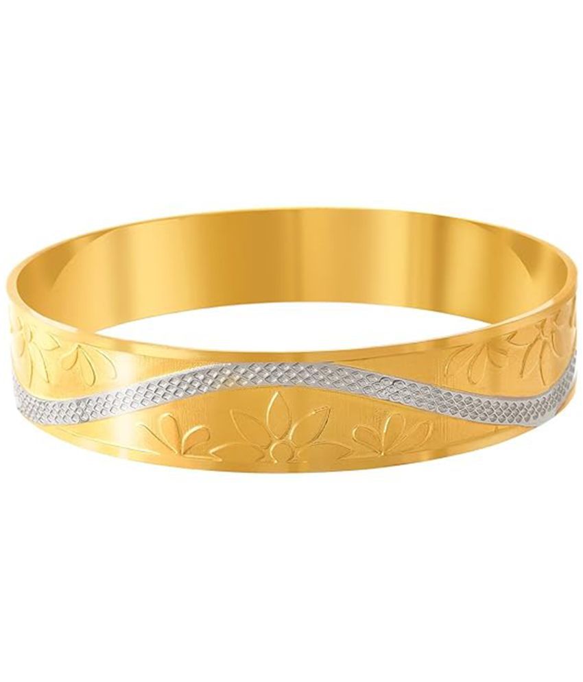     			JFL - Jewellery For Less Gold Bangle ( Pack of 1 )