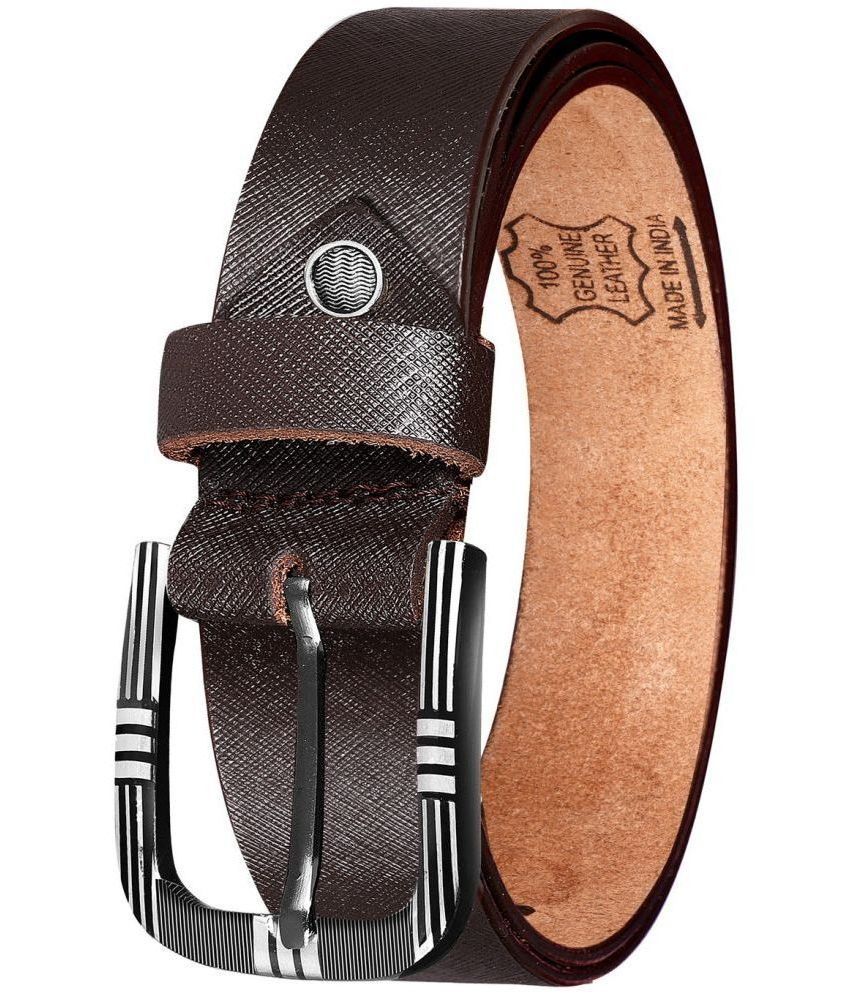     			Jaxer - Brown Leather Men's Formal Belt ( Pack of 1 )