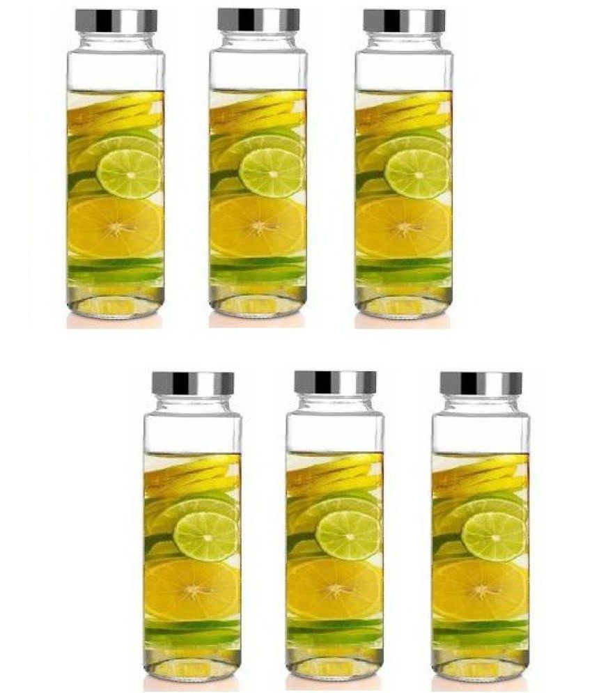     			Somil Glass Container Glass Transparent Utility Container ( Set of 6 )