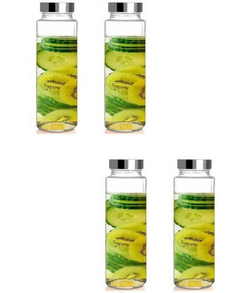     			Somil Glass Container Glass Transparent Utility Container ( Set of 4 )