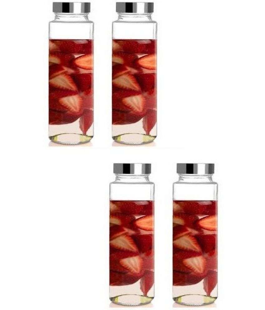     			Somil Glass Container Glass Transparent Utility Container ( Set of 4 )