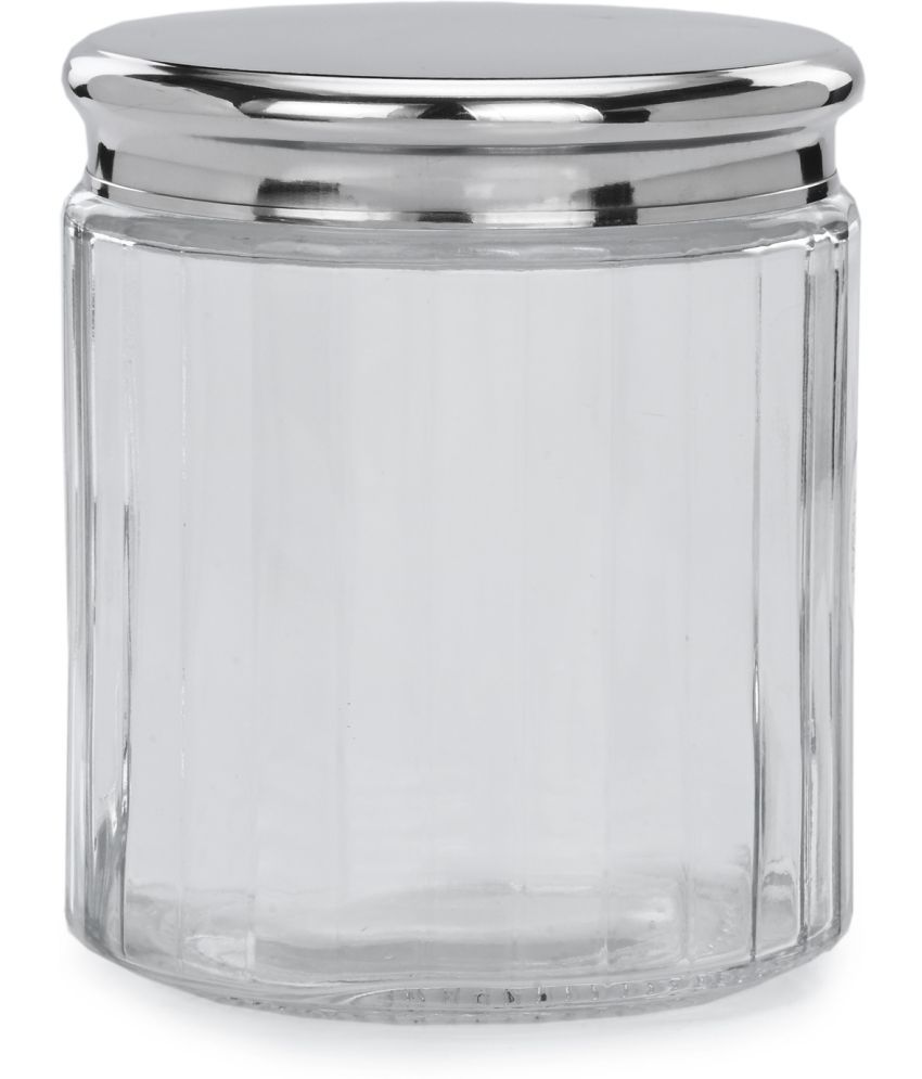     			Somil Storage Container Glass Transparent Tea/Coffee/Sugar Container ( Set of 1 )