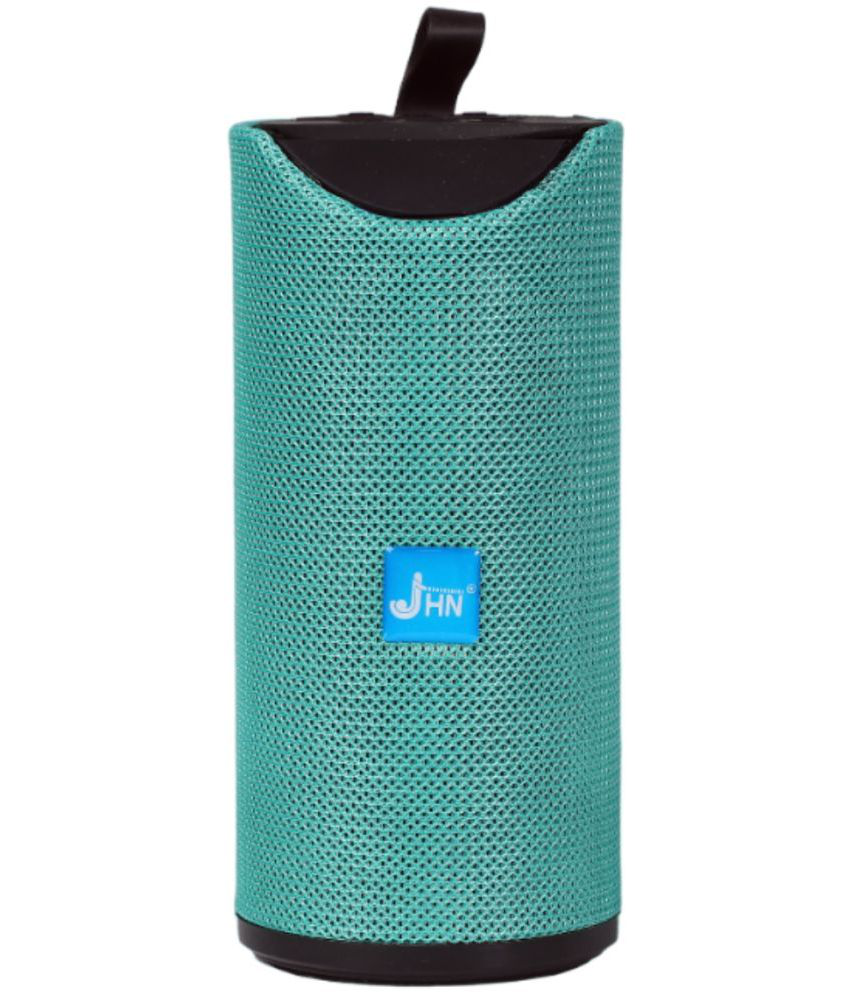     			jhn JHN-113 10 W Bluetooth Speaker Bluetooth v5.0 with USB,SD card Slot Playback Time 6 hrs Green
