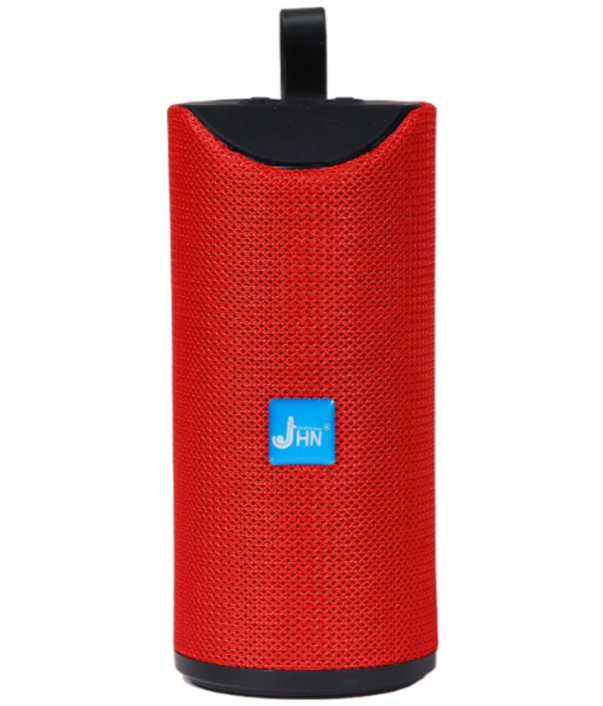     			jhn JHN-113 10 W Bluetooth Speaker Bluetooth v5.0 with USB,SD card Slot Playback Time 6 hrs Red
