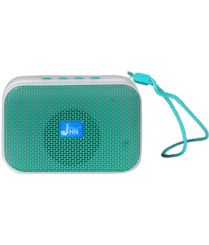     			jhn JHN-786 10 W Bluetooth Speaker Bluetooth v5.0 with USB,SD card Slot Playback Time 8 hrs Green