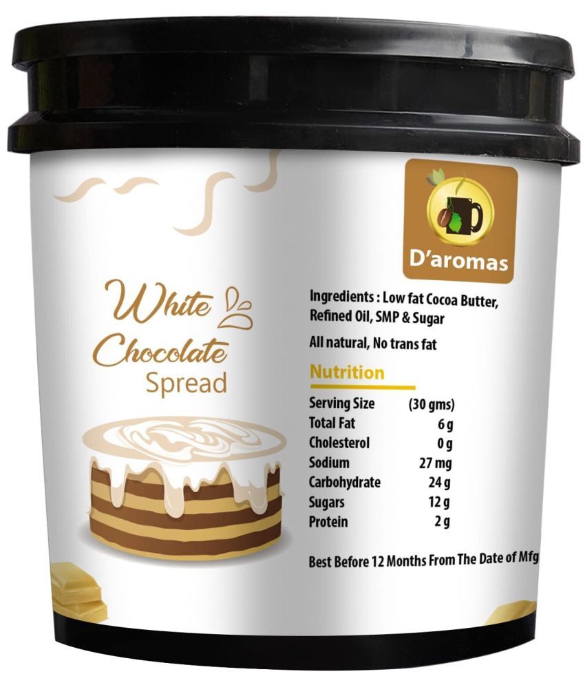     			D'aromas white chocolate Spread 1 kg