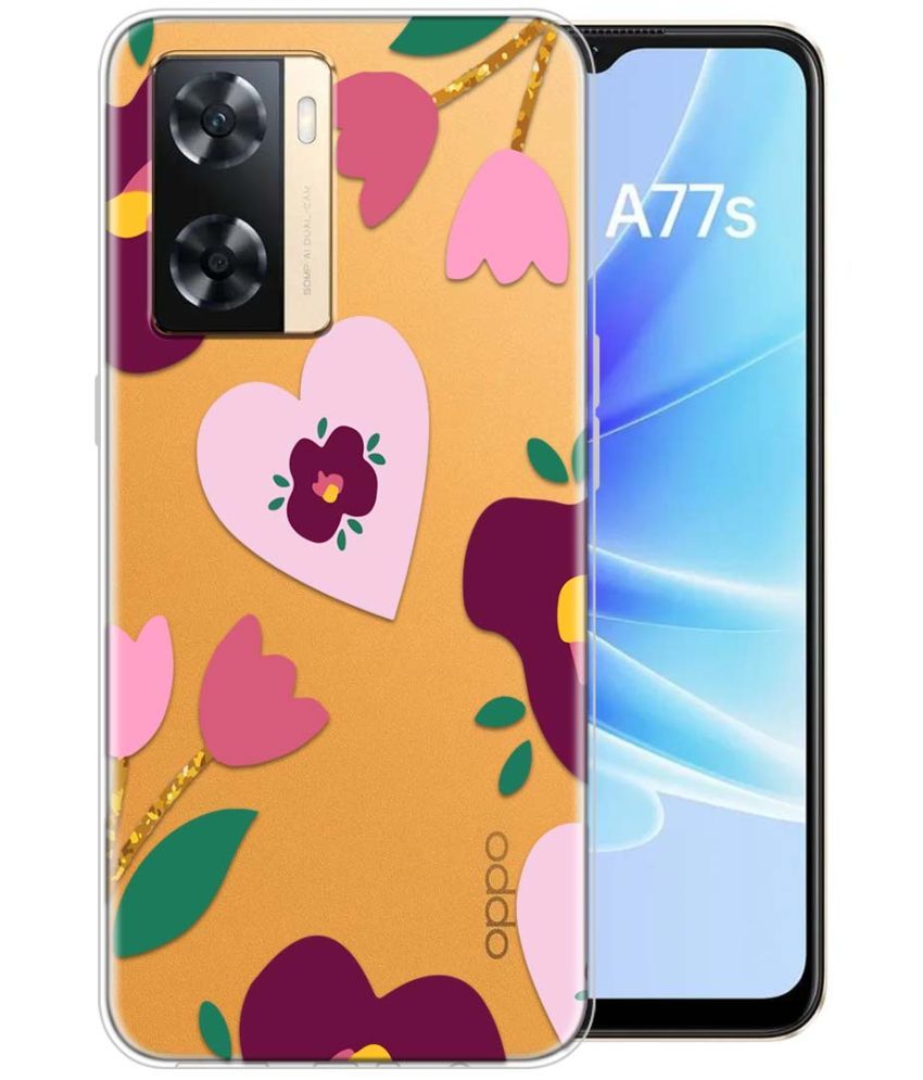     			Fashionury Multicolor Printed Back Cover Silicon Compatible For Oppo A77S ( Pack of 1 )