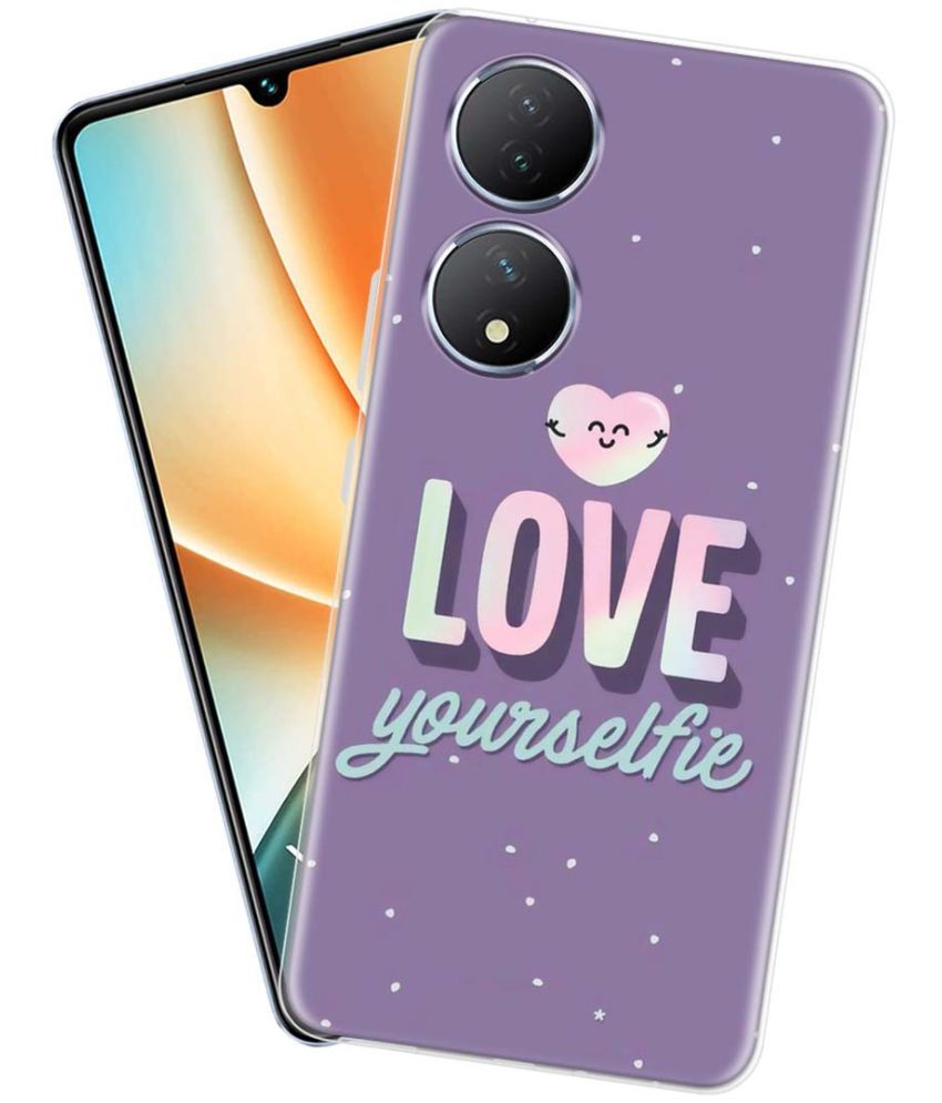     			Fashionury Multicolor Printed Back Cover Silicon Compatible For Vivo Y100 5G ( Pack of 1 )