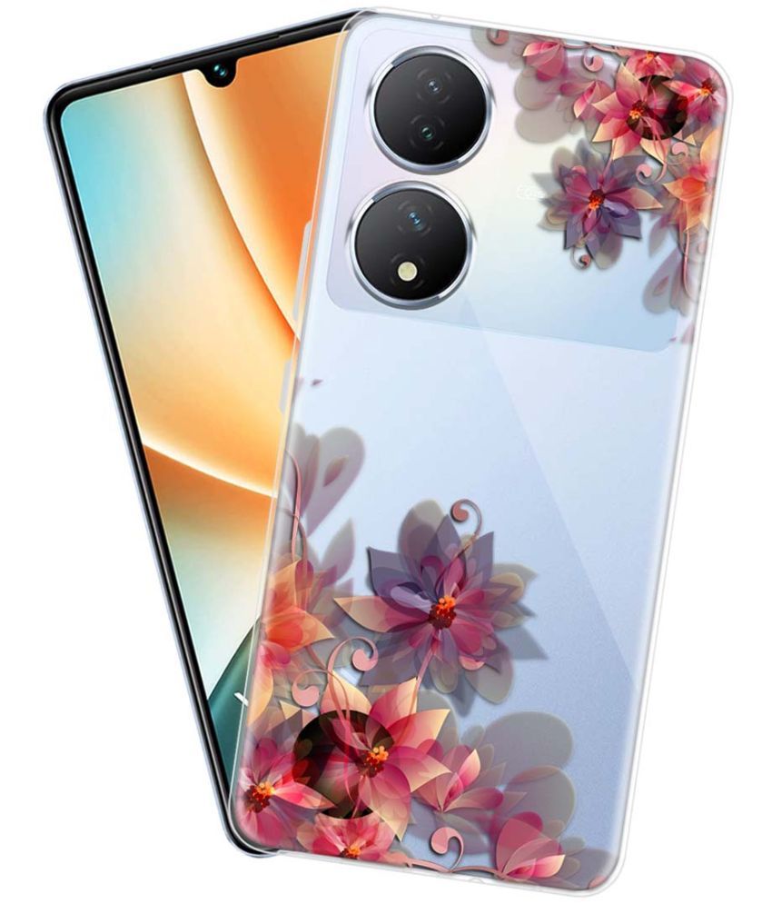     			Fashionury Multicolor Printed Back Cover Silicon Compatible For Vivo Y100 5G ( Pack of 1 )