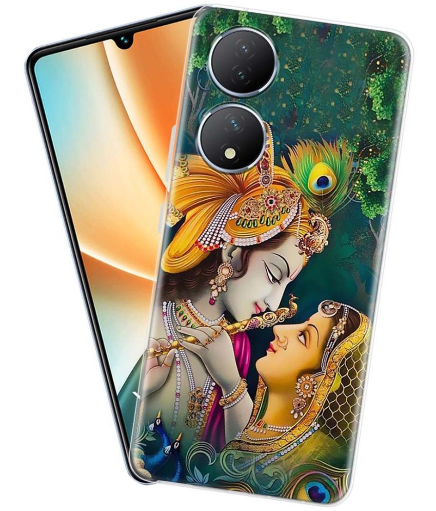     			Fashionury Multicolor Printed Back Cover Silicon Compatible For Vivo Y100 5G ( Pack of 1 )