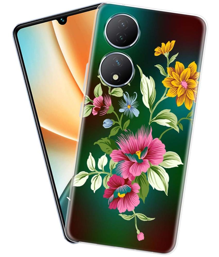     			Fashionury Multicolor Printed Back Cover Silicon Compatible For Vivo Y100 5G ( Pack of 1 )