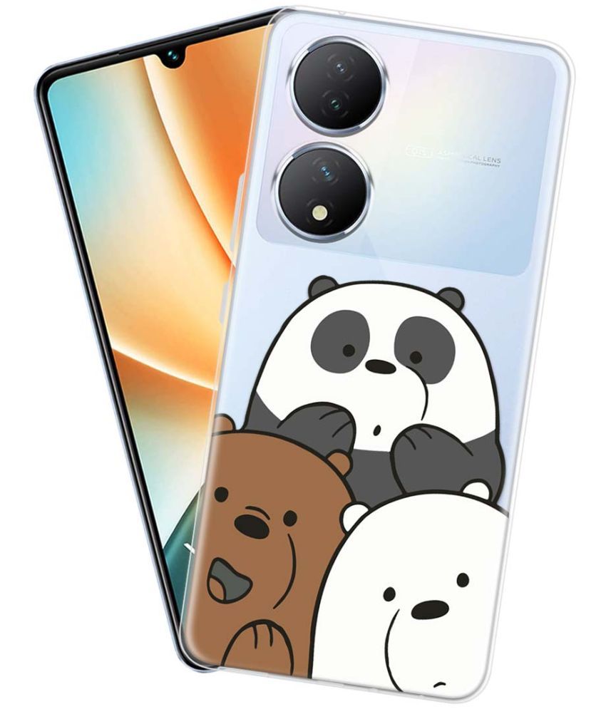     			Fashionury Multicolor Printed Back Cover Silicon Compatible For Vivo Y100 5G ( Pack of 1 )