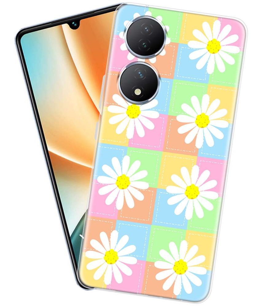     			Fashionury Multicolor Printed Back Cover Silicon Compatible For Vivo Y100 5G ( Pack of 1 )