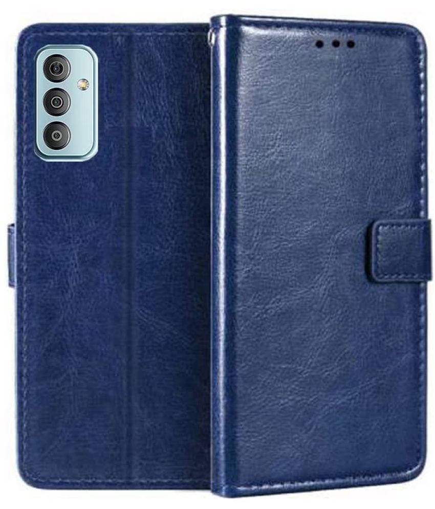     			Kosher Traders Blue Flip Cover Artificial Leather Compatible For Samsung Galaxy A53 5g ( Pack of 1 )
