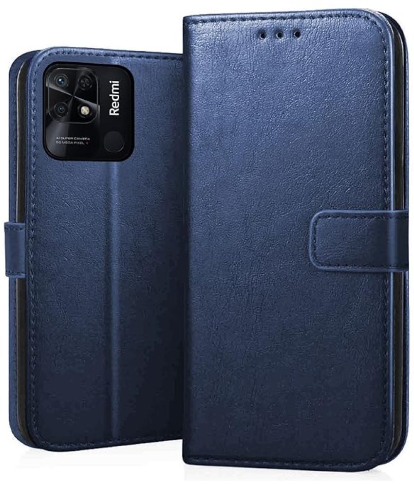     			Kosher Traders Blue Flip Cover Artificial Leather Compatible For Samsung Galaxy A73 ( Pack of 1 )