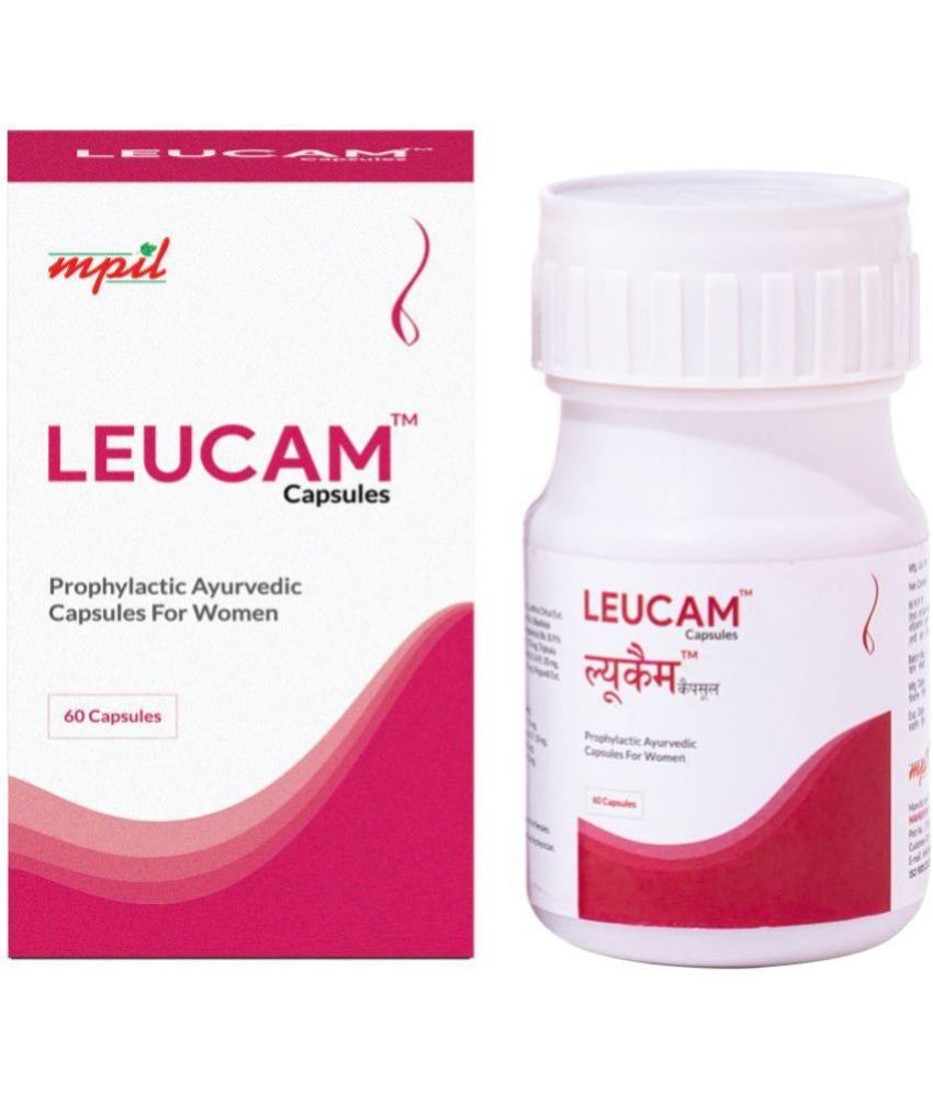     			Mpil Wellness Leucam Capsule For PCOD & PCOSAyurvedic Supplement For Women60 Cap15 Days