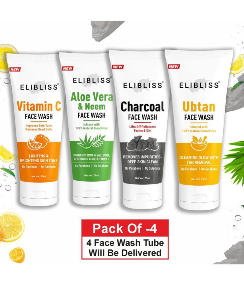     			Elibliss - Refreshing Face Wash For All Skin Type ( Pack of 4 )
